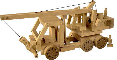 Wooden Toy - Crane 3