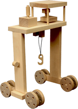 Wooden Toy - Port Crane